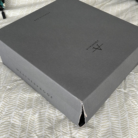 Aquatalia LAILA Waterproof Leather WINTER Boot BLACK MOTO COMBAT 7 weatherproof - Picture 12 of 12